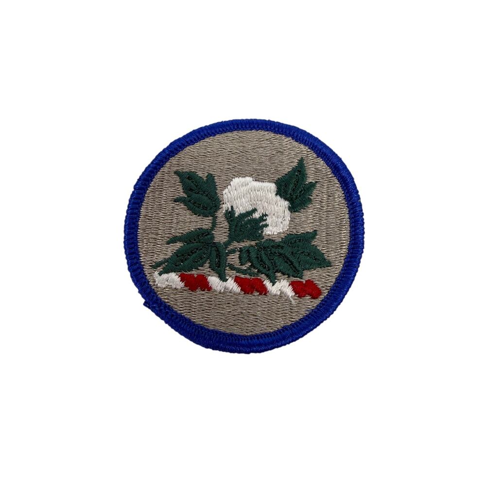 Vintage Boy Scouts BSA Plant Science Merit Badge Blue Border Patch Cotton
